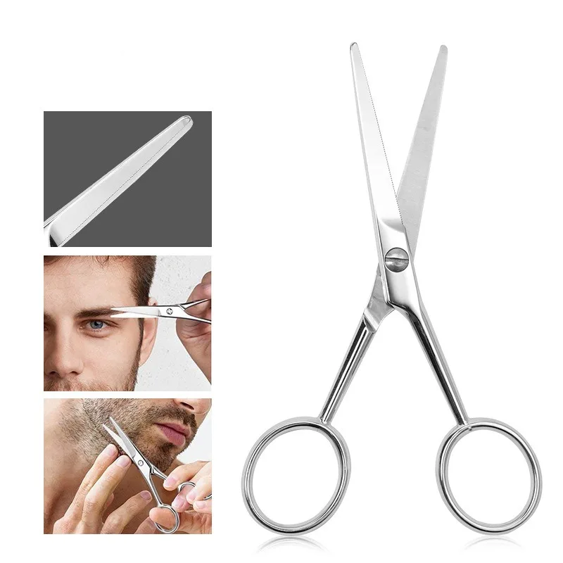 Stainless Steel Non-slip Beard Scissors Men's Special Toothed Beard Set Decoration Beard Scissors New Style
Stainless Steel Non-slip Beard Scissors Men's Special Toothed Beard Set Decoration Beard Scissors New Style