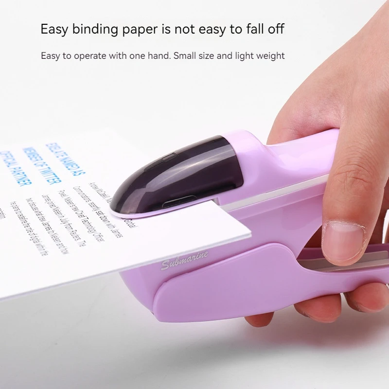 2024 Non-staple Stapler Stapling Machine Mini Cute Book Stapleless Stapler Paper Stapling Free Staple School Supplies Stationery
2024 Non-staple Stapler Stapling Machine Mini Cute Book Stapleless Stapler Paper Stapling Free Staple School Supplies Stationery