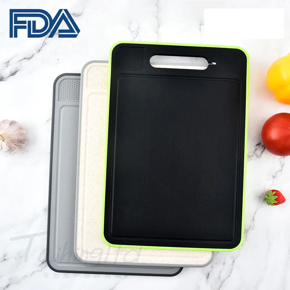 Double-Sided Cutting Board With Knife Sharpener Chopping Board With Stainless Steel And Wheat Straw Non-Slip Kitchen Tools
Double-Sided Cutting Board With Knife Sharpener Chopping Board With Stainless Steel And Wheat Straw Non-Slip Kitchen Tools