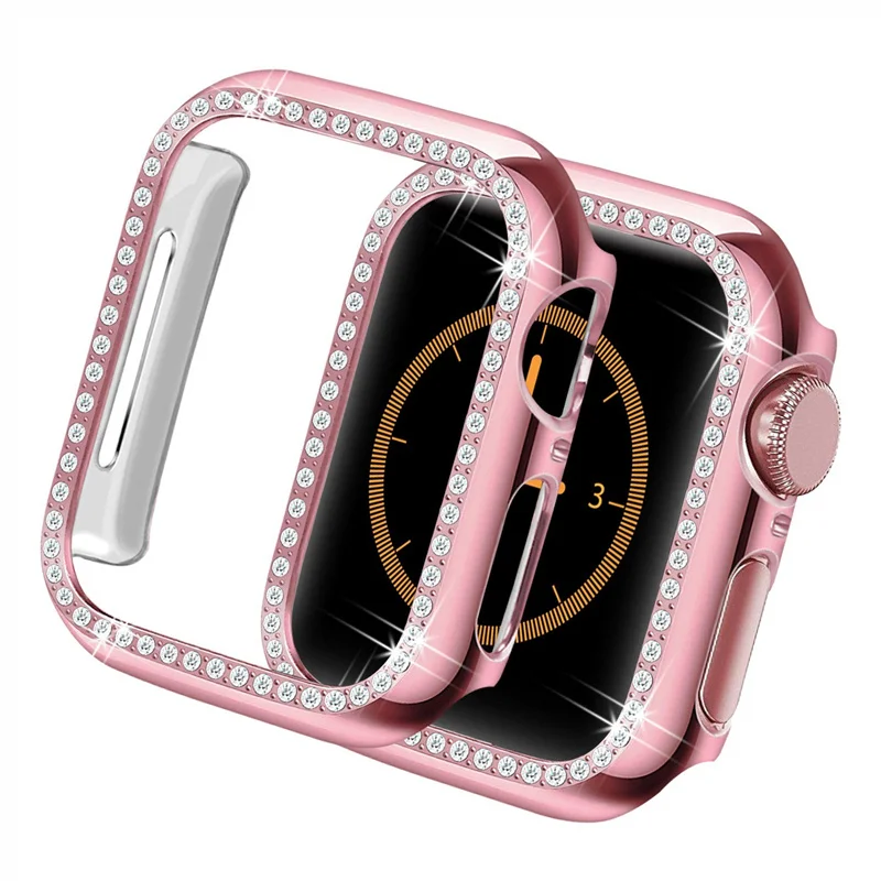 Diamond Case for Apple Watch cover Series 8 7 6 SE 5 4 3 41mm 45mm 38MM 42MM PC Bumper Protector Accessories Iwatch 40mm 44mm
Diamond Case for Apple Watch cover Series 8 7 6 SE 5 4 3 41mm 45mm 38MM 42MM PC Bumper Protector Accessories Iwatch 40mm 44mm