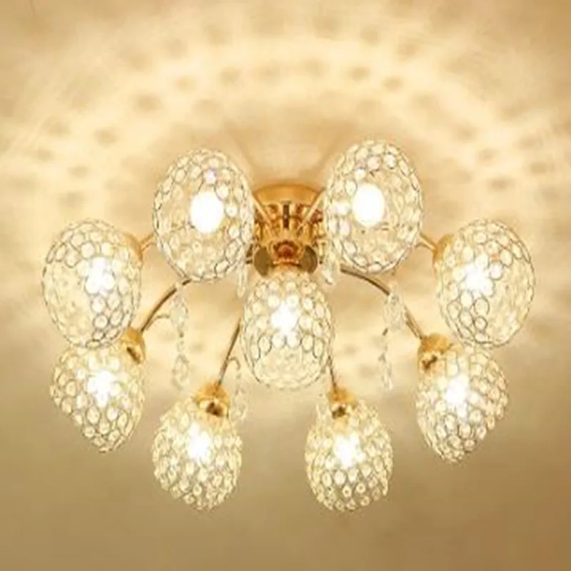 Modern minimalist European crystal lighting living room bedroom restaurant luxury home Nordic style ceiling lamp
Modern minimalist European crystal lighting living room bedroom restaurant luxury home Nordic style ceiling lamp