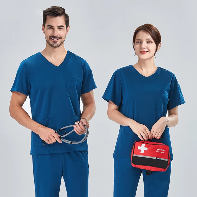 Ultra Soft Men's Scrubs Medical Uniform Surgical Scrub Set Workwear Black Dentist Anti-static Beauty Healthcare Nurse Suits 601
Ultra Soft Men's Scrubs Medical Uniform Surgical Scrub Set Workwear Black Dentist Anti-static Beauty Healthcare Nurse Suits 601