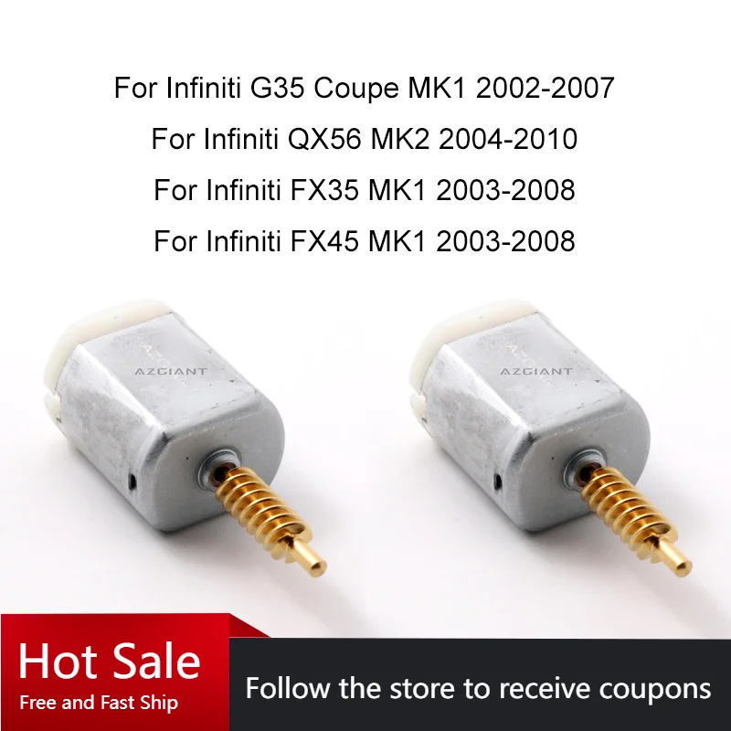 2 PCS For Infiniti G35 QX56 FX35 FX45 2004-2007 VD868Z06 Car Door Lock Actuator Core Motor Power 12V Repair High Quality Engine
2 PCS For Infiniti G35 QX56 FX35 FX45 2004-2007 VD868Z06 Car Door Lock Actuator Core Motor Power 12V Repair High Quality Engine