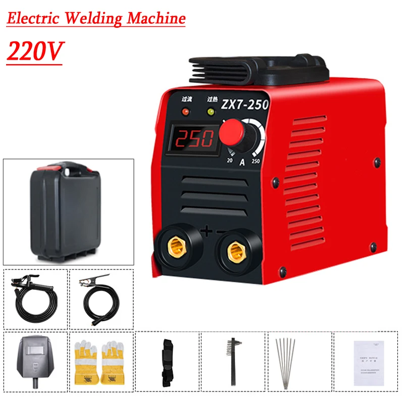 

ZX7-250 Electric Welding Machine 220V Arc Welder Household Portable Arc Welders Inverter Industrial Grade Manual Welding Machine