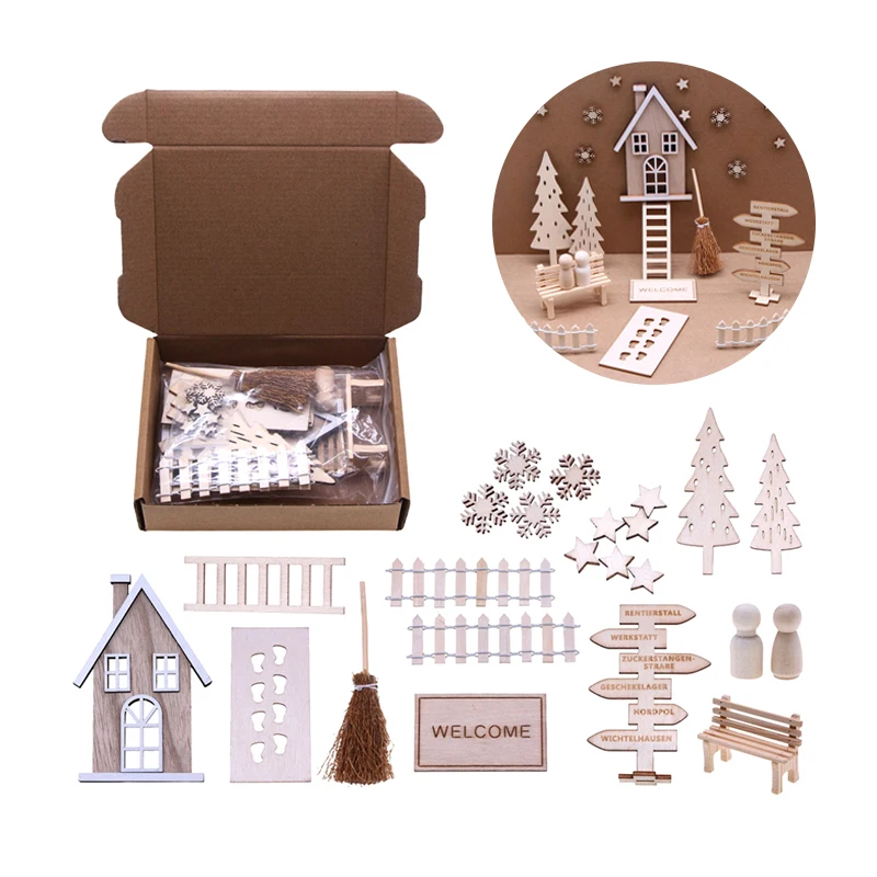 Dollhouse Miniature Wooden Elf Door Dolls House Furniture Accessories Model Toys DIY Dollhouse Christmas Ornament Decoration
Dollhouse Miniature Wooden Elf Door Dolls House Furniture Accessories Model Toys DIY Dollhouse Christmas Ornament Decoration