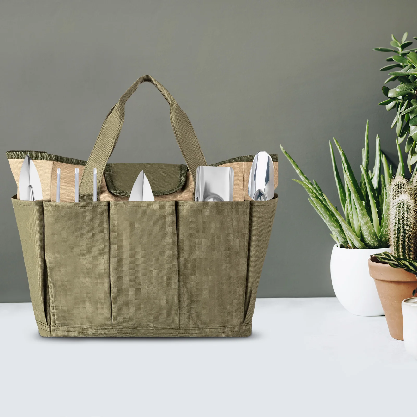 7.9 Gallon Garden Tools Bucket Bag Gardening Organizer Tote Buckets w/Pocket Sturdy Storage Set For Gardener(Bag Only/No Tools)
7.9 Gallon Garden Tools Bucket Bag Gardening Organizer Tote Buckets w/Pocket Sturdy Storage Set For Gardener(Bag Only/No Tools)