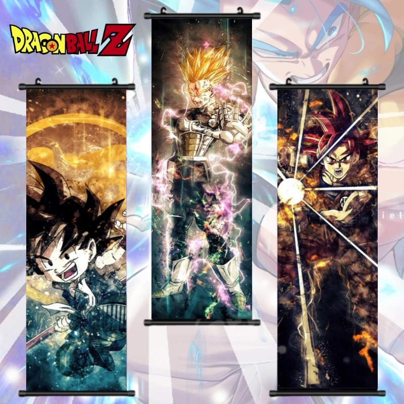HOT Anime Scroll Painting Dragon Ball Z Canvas Oil Picture Goku Gohan Vegetto Poster Artwork Bedroom Wall Art Children's Gifts
HOT Anime Scroll Painting Dragon Ball Z Canvas Oil Picture Goku Gohan Vegetto Poster Artwork Bedroom Wall Art Children's Gifts