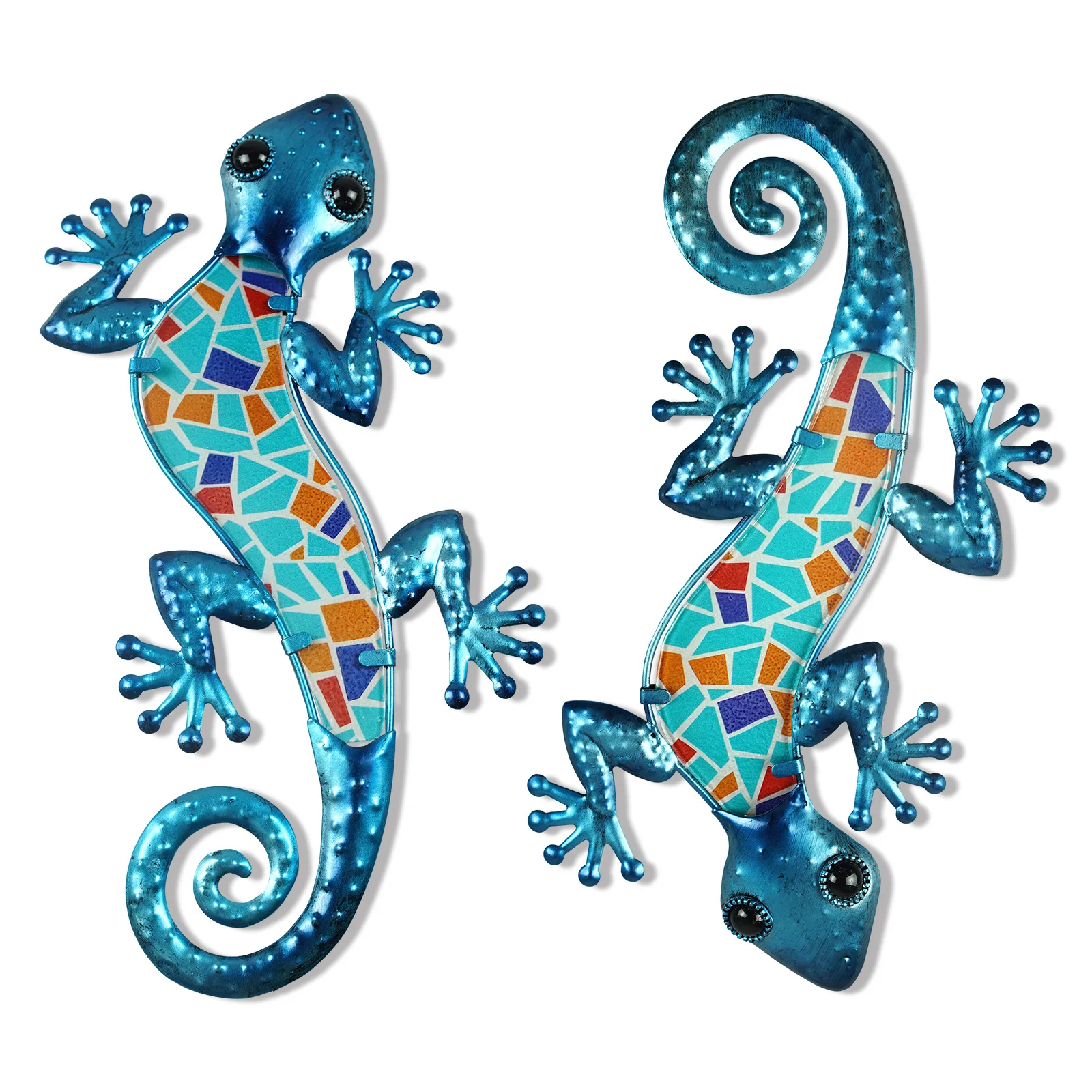 12 inch Lizard Wall Hanging Set American Garden Decoration Crafts Iron Glass Gecko Wall Decoration Nursery Decor
12 inch Lizard Wall Hanging Set American Garden Decoration Crafts Iron Glass Gecko Wall Decoration Nursery Decor