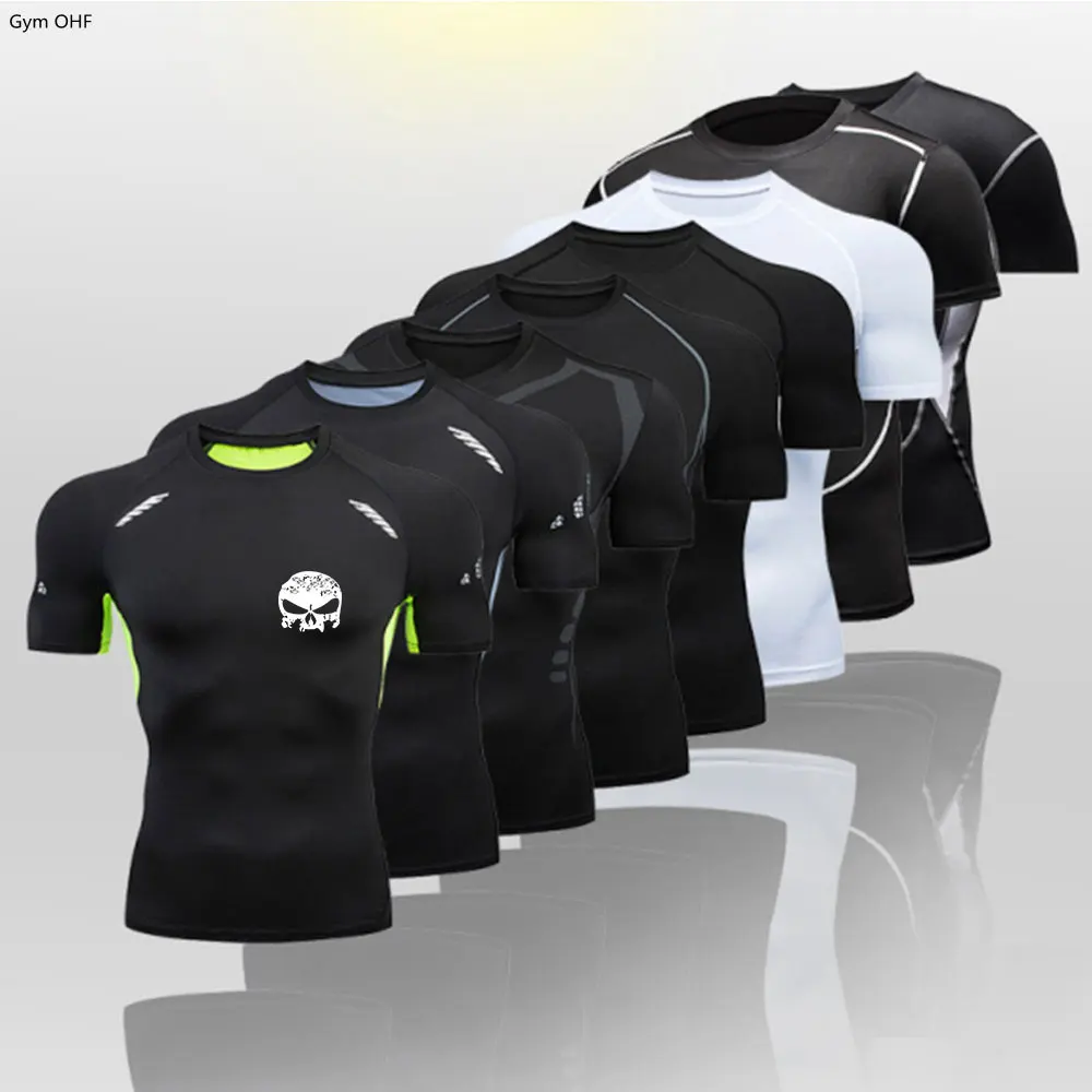 T shirt Men's Short Sleeve Summer Boxing Jersey Men T Shirt Rashguard Compression Shirt Gym Fitness Quick Dry Tight Tshirts Man
T shirt Men's Short Sleeve Summer Boxing Jersey Men T Shirt Rashguard Compression Shirt Gym Fitness Quick Dry Tight Tshirts Man
