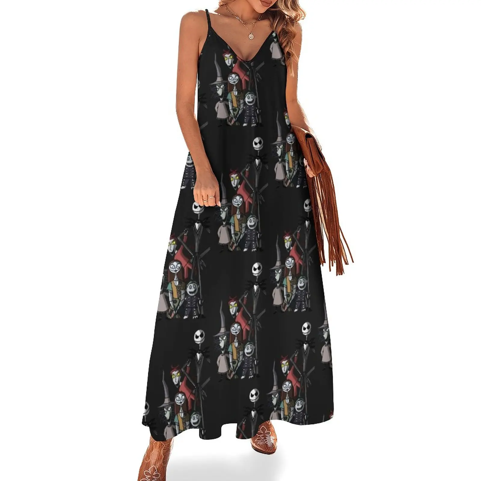 New Pumpkin King and Friends Sleeveless Dress Dress women dress for woman elegant women's sets Evening gown
New Pumpkin King and Friends Sleeveless Dress Dress women dress for woman elegant women's sets Evening gown