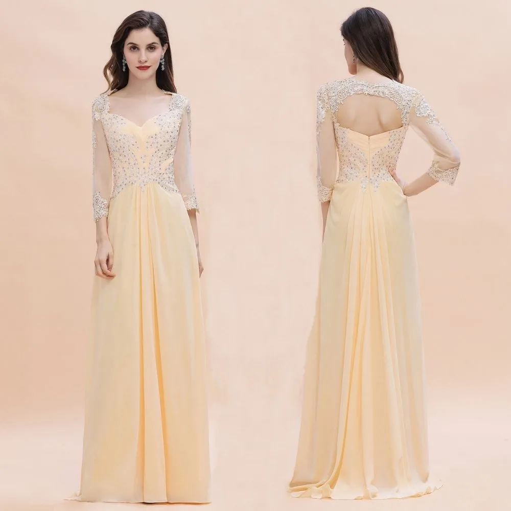Evening Dresses For A Wedding 2022 Sequins Chiffon 3/4 Long Sleeves V Neck A Line Engagement Prom Party Gowns Vestidos Noche
Evening Dresses For A Wedding 2022 Sequins Chiffon 3/4 Long Sleeves V Neck A Line Engagement Prom Party Gowns Vestidos Noche