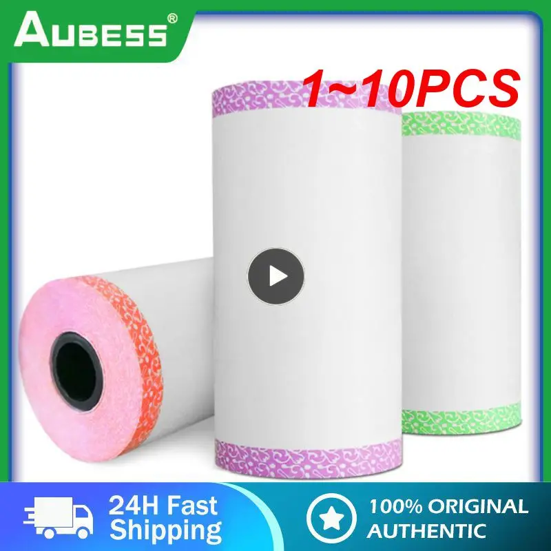 1~10PCS Thermal Printer Paper Colorful Mini Printing Paper Roll and Self-Adhesive Printable Sticker PeriPage A6 Poooli paperang
1~10PCS Thermal Printer Paper Colorful Mini Printing Paper Roll and Self-Adhesive Printable Sticker PeriPage A6 Poooli paperang