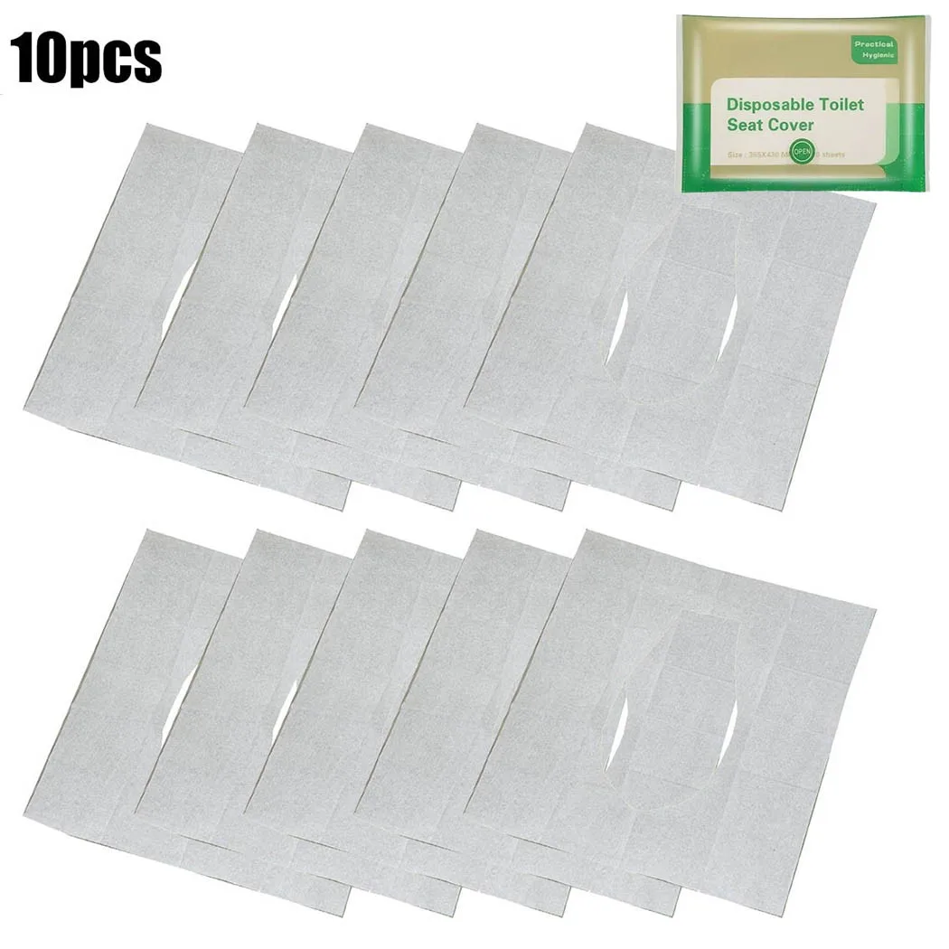 10 Pieces Of Disposable Toilet Seat Paper Travel Business Trips Stickers Waterproof Toilets Cushion Double Protection
10 Pieces Of Disposable Toilet Seat Paper Travel Business Trips Stickers Waterproof Toilets Cushion Double Protection