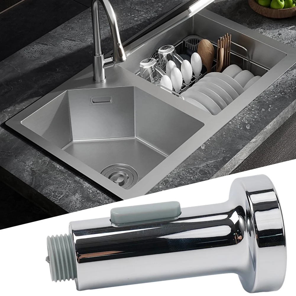 Pull Out Nozzle Chrome/Brushed/Matte Black Kitchen Sink Faucet Spray Head Replacement Nozzle With Two Spray Settings
Pull Out Nozzle Chrome/Brushed/Matte Black Kitchen Sink Faucet Spray Head Replacement Nozzle With Two Spray Settings