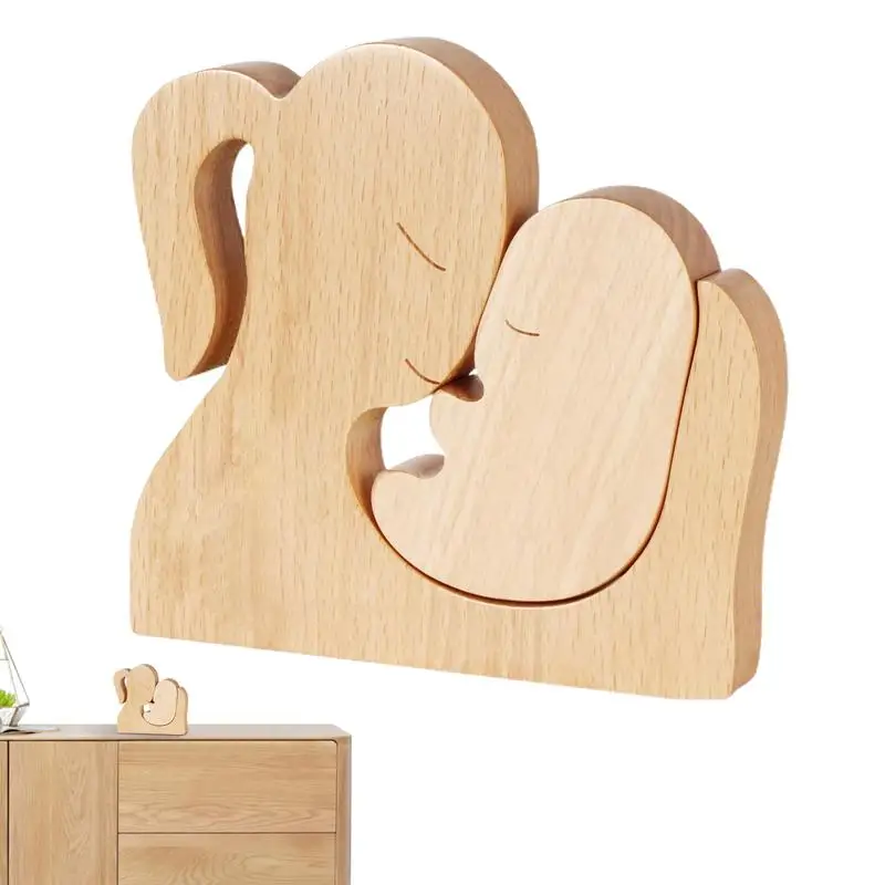 Mom And Kids Statue Abstract Sculpture Tabletop Ornaments Desk Decor Mother And Child Ornaments Wooden Collectible Figurines
Mom And Kids Statue Abstract Sculpture Tabletop Ornaments Desk Decor Mother And Child Ornaments Wooden Collectible Figurines