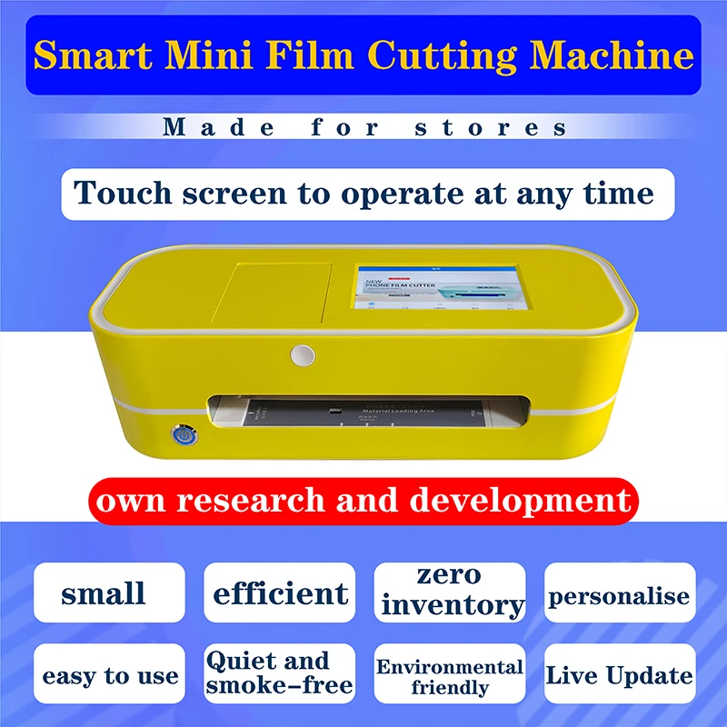 Intelligent film cutting machine High quality cut film support mobile phone tablet camera headset watch Film cutting machine
Intelligent film cutting machine High quality cut film support mobile phone tablet camera headset watch Film cutting machine