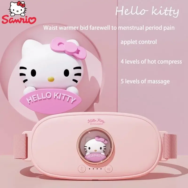 

Sanrio Hello Kitty Cinnamoroll Kuromi Intelligent Warm Palace Belt Heating Massage Menstrual Period Artifact Girlfriend Gift