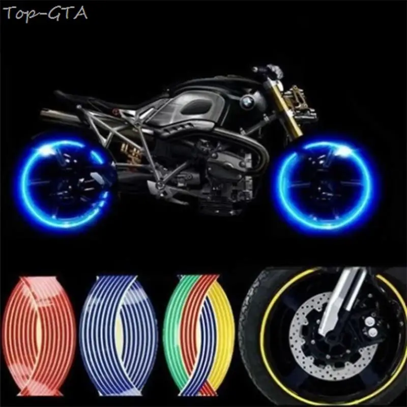 18 Inch Wheel Sticker Reflective Rim Stripe Tape Bike Motorcycle Stickers Decorative Stripe Car Bike Motorbike Bicycle Trim
18 Inch Wheel Sticker Reflective Rim Stripe Tape Bike Motorcycle Stickers Decorative Stripe Car Bike Motorbike Bicycle Trim