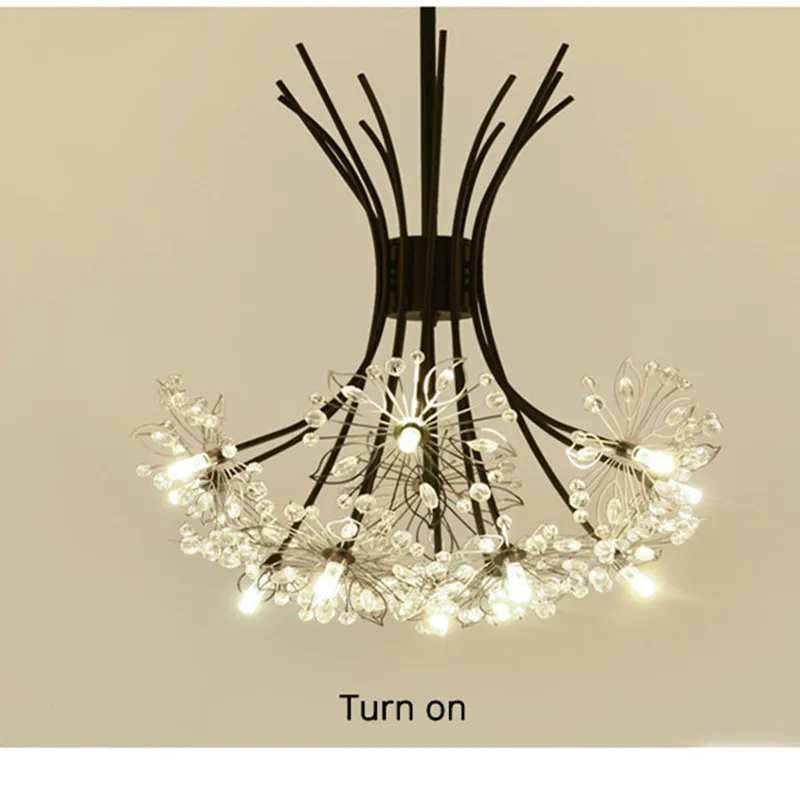 Modern LED tree branch chandelier lighting Nordic restaurant dandelion chandelier fixtures dining room crystal hanging lights
Modern LED tree branch chandelier lighting Nordic restaurant dandelion chandelier fixtures dining room crystal hanging lights