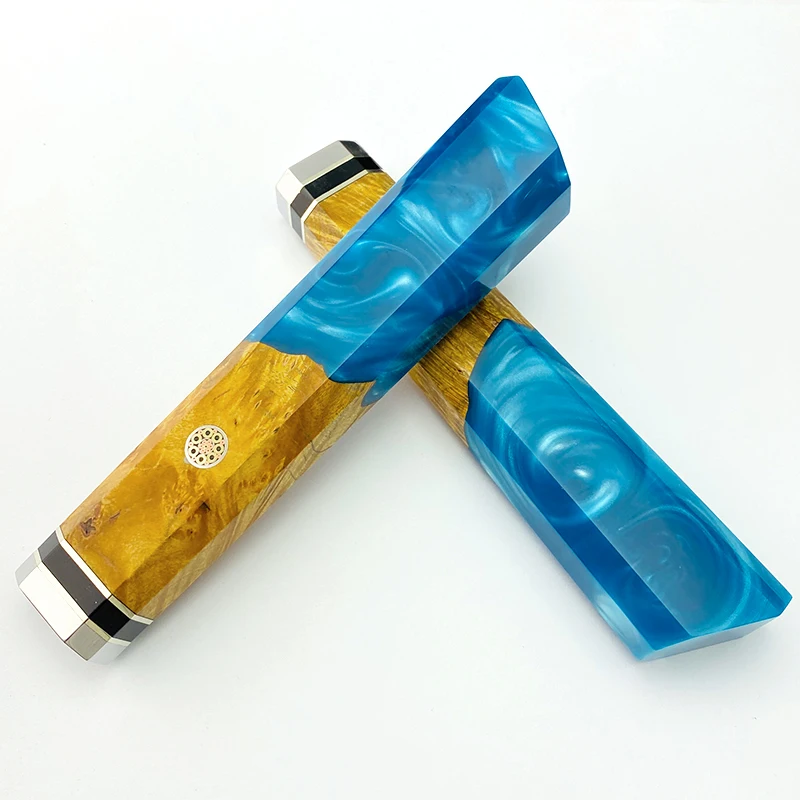 1piece Stainless Steel + Resin + Lump Wood Octagonal Handle Japanese Kitchen Knife Octagonal Handle Fish Raw Knife Handle
1piece Stainless Steel + Resin + Lump Wood Octagonal Handle Japanese Kitchen Knife Octagonal Handle Fish Raw Knife Handle
