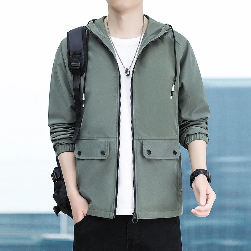 2023 New Arrival Autumn Jackets for Men Fashion Casual Coats Solid Color Outwear Clothe Hoodie Loose Plus Size 4XL Men Clothing
2023 New Arrival Autumn Jackets for Men Fashion Casual Coats Solid Color Outwear Clothe Hoodie Loose Plus Size 4XL Men Clothing