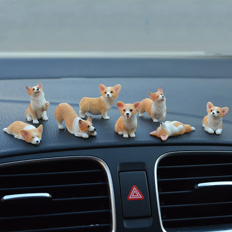 Simulation Animal Figurines Model Sleeping Welsh Corgi Pembroke Dog Resin Puppy Figures for Car Home Decor Accessories Kids Toys
Simulation Animal Figurines Model Sleeping Welsh Corgi Pembroke Dog Resin Puppy Figures for Car Home Decor Accessories Kids Toys