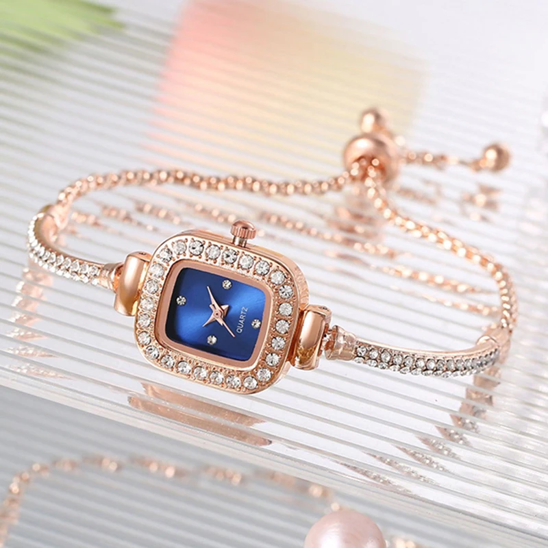 Luxury Bracelet Women's Watches Diamond Crystal Watches Elegant Quartz Wristwatches Часы Женские Наручные Relogios Feminino
Luxury Bracelet Women's Watches Diamond Crystal Watches Elegant Quartz Wristwatches Часы Женские Наручные Relogios Feminino