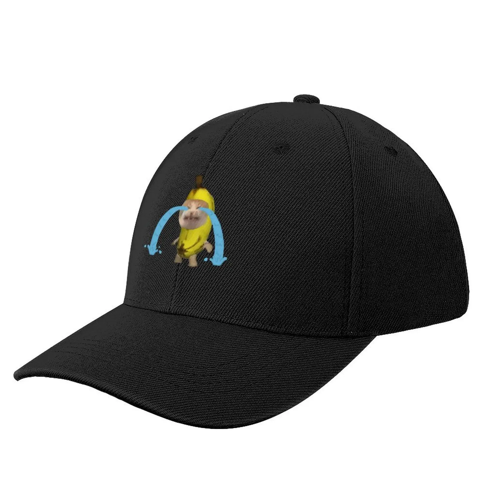 

Бейсболка с рисунком банана, кошки, плача, пляжная кепка для прогулок, Кепка для гольфа, регби, для мужчин и женщин