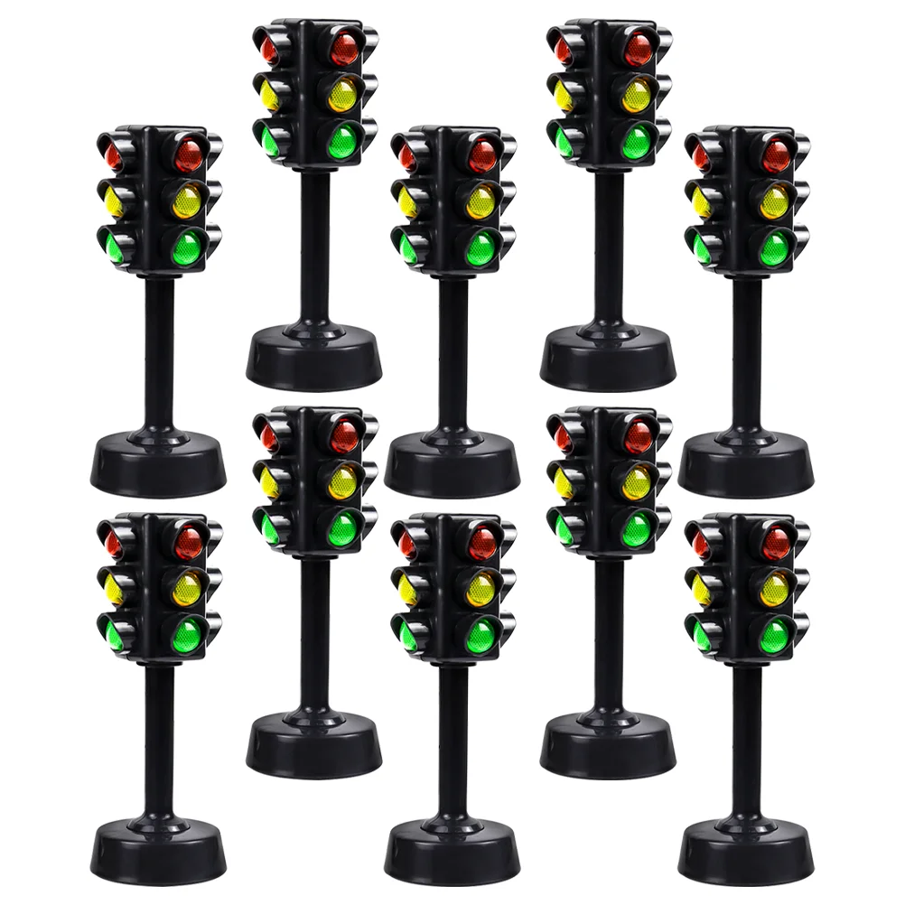 10Pcs Traffic Model Toys Playthings Traffic Light Model Toys Interesting Lights LED Traffic Stop Light
10Pcs Traffic Model Toys Playthings Traffic Light Model Toys Interesting Lights LED Traffic Stop Light