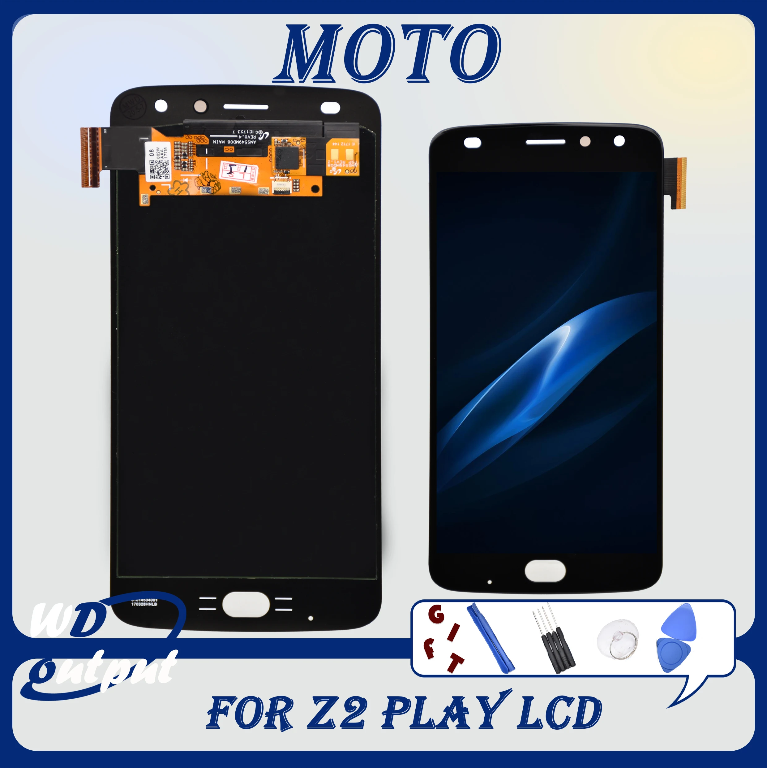 AMOLED 5,5 "для Motorola Moto Z2 Play, ЖК-дисплей, сенсорный экран, дигитайзер, в сборе, для зеркальной замены
AMOLED 5,5 "для Motorola Moto Z2 Play, ЖК-дисплей, сенсорный экран, дигитайзер, в сборе, для зеркальной замены