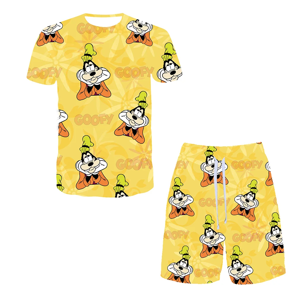 Disney A Goofy Movie T-Shirt Set Men Women Short Sleeve Casual Breathable Tees Tops Boys Girls Kids Cool Short Pants Suits
Disney A Goofy Movie T-Shirt Set Men Women Short Sleeve Casual Breathable Tees Tops Boys Girls Kids Cool Short Pants Suits