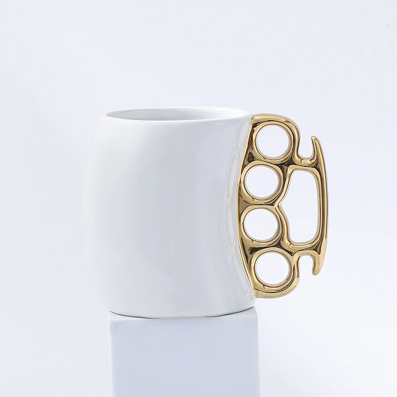 Creative Ring Cup Ring Brass Knuckles, Finger Cup Coffee Cup Mug Ceramic Cup Modeling Cup Finger Tiger Coke Cup Beer Mug
Creative Ring Cup Ring Brass Knuckles, Finger Cup Coffee Cup Mug Ceramic Cup Modeling Cup Finger Tiger Coke Cup Beer Mug