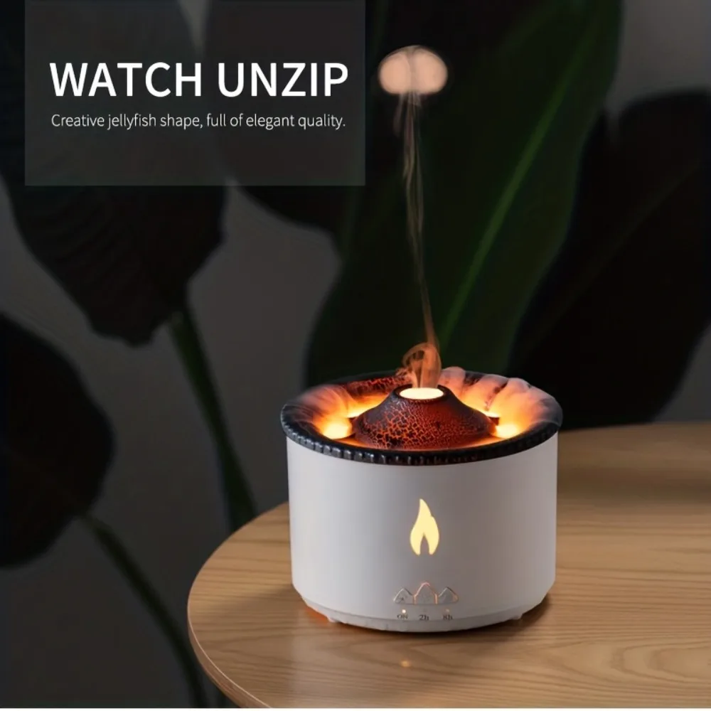 1pc Volcano Air Humidifier Ultrasonic Aroma Diffuser Essential Oil Diffusers Electric Atomizer Volcanic Fire 3D Flame 2 Color
1pc Volcano Air Humidifier Ultrasonic Aroma Diffuser Essential Oil Diffusers Electric Atomizer Volcanic Fire 3D Flame 2 Color