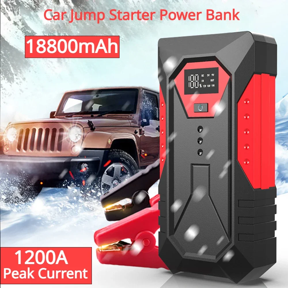 New 12V Automotive Battery Charger 18800mAh Portable Power Bank Car Battery Starter Auto Booster Emergency Tire Air Pump Car
New 12V Automotive Battery Charger 18800mAh Portable Power Bank Car Battery Starter Auto Booster Emergency Tire Air Pump Car