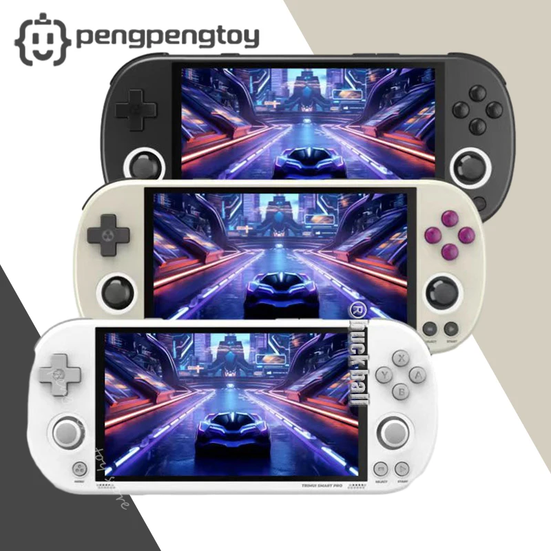 

Trimui Smart Pro 256GB PSP 4.96 Inches Handheld Games Portable Retro Arcade Linux Open Source Game Console Kid For Birthday Gift