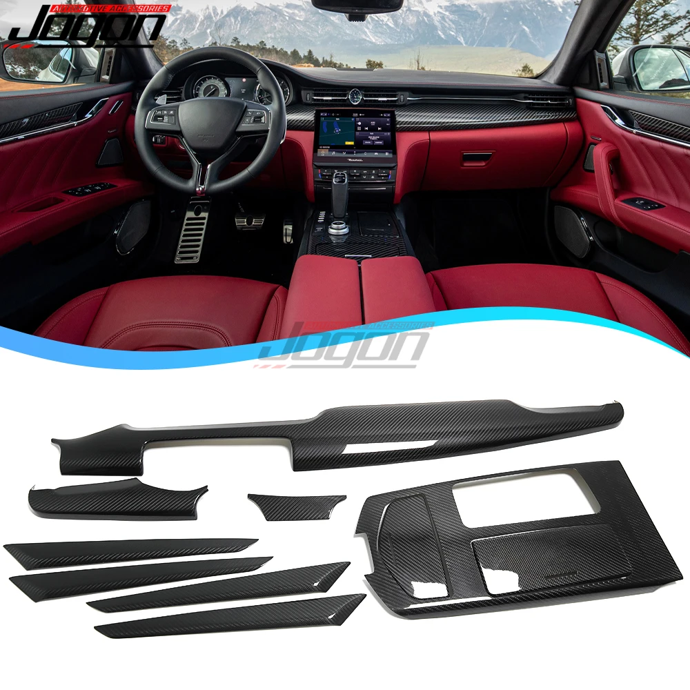 Полный комплект из углеродного волокна для Maserati Quattroporte 2012-2021, панель переключения передач автомобиля, держатель стакана, боковая дверная полоса, отделка
Полный комплект из углеродного волокна для Maserati Quattroporte 2012-2021, панель переключения передач автомобиля, держатель стакана, боковая дверная полоса, отделка