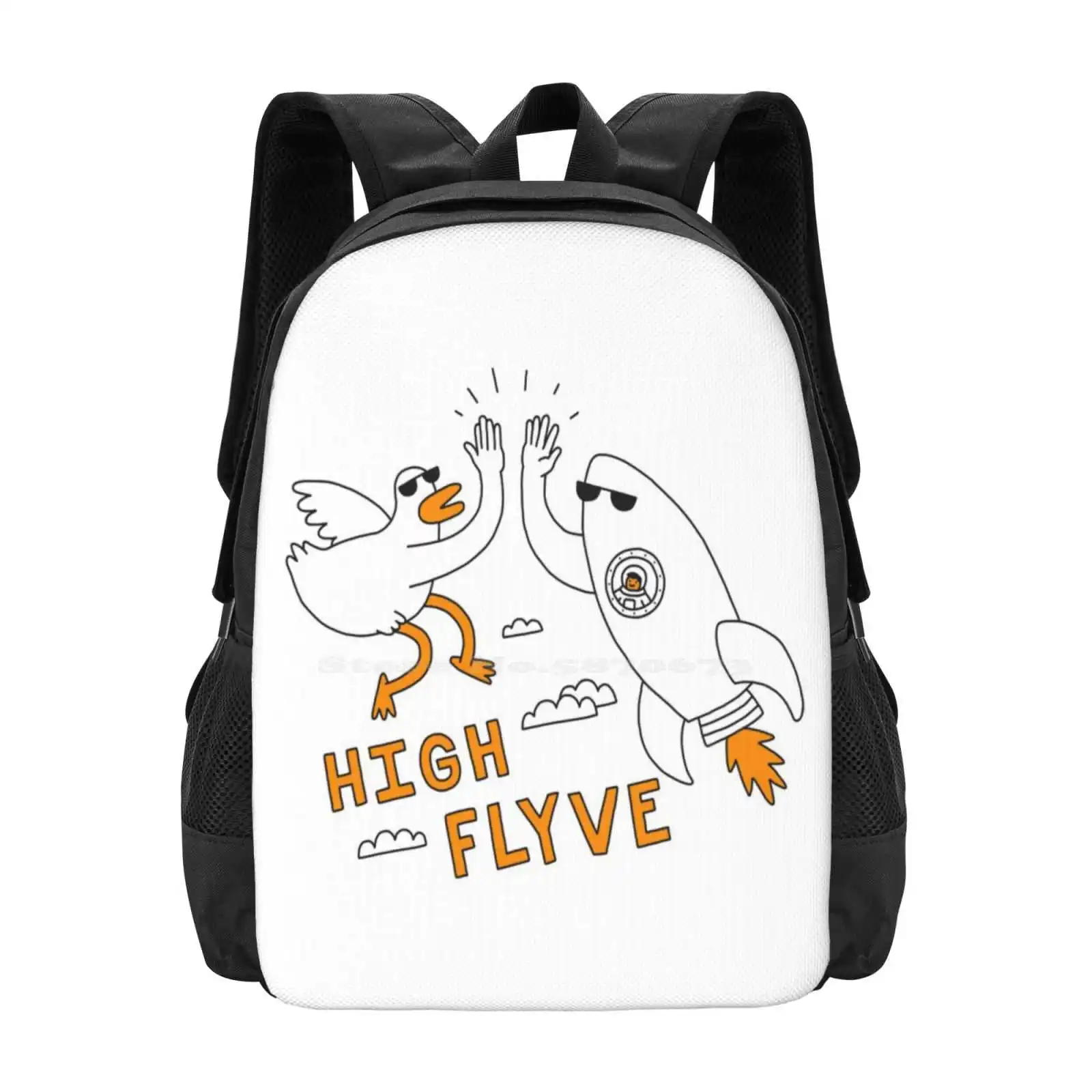 Школьные рюкзаки Flyve для девочек-подростков, дорожные сумки с рисунком высокой пятиконечной утки, ракеты, неба, облаков, птицы, космонавта
Школьные рюкзаки Flyve для девочек-подростков, дорожные сумки с рисунком высокой пятиконечной утки, ракеты, неба, облаков, птицы, космонавта