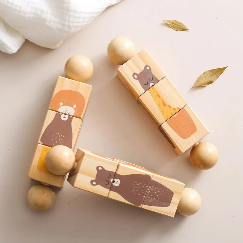 Children Educational Wooden Montessori Toy Spinning Animal Shape Matching Baby Grip Rattle Creative Spinning Fun Stroller toys
Children Educational Wooden Montessori Toy Spinning Animal Shape Matching Baby Grip Rattle Creative Spinning Fun Stroller toys