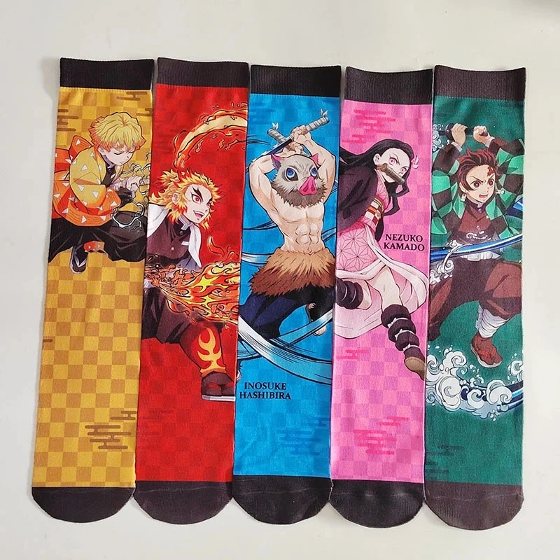 Demon Slayer Anime Sockings Kamado Tanjirou Nezuko Agatsuma Zenitsu Accessories Creative Cartoon Adult Socks Gift
Demon Slayer Anime Sockings Kamado Tanjirou Nezuko Agatsuma Zenitsu Accessories Creative Cartoon Adult Socks Gift