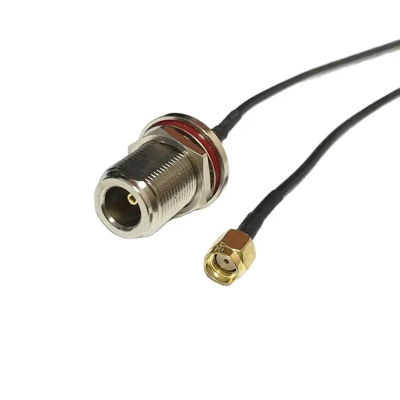 

New Modem Coaxial Cable RP-SMA Male Plug Switch N Female Jack Nut Connector RG174 Cable Pigtail 20CM 8inch Adapter RF Jumper