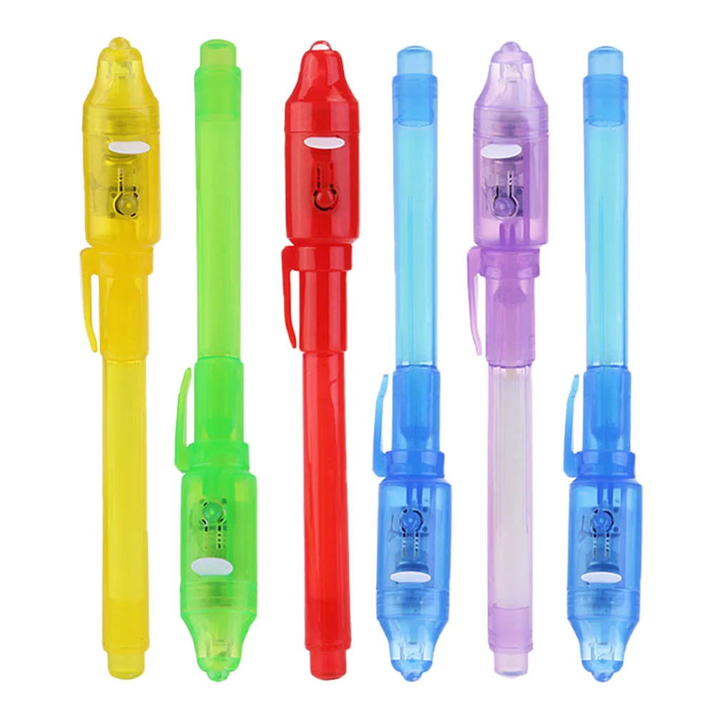 6 Pcs Pen Kids Invisible Pens Students Playthings Christmas Toys Plastic Ink Writing Tool With Light
6 Pcs Pen Kids Invisible Pens Students Playthings Christmas Toys Plastic Ink Writing Tool With Light