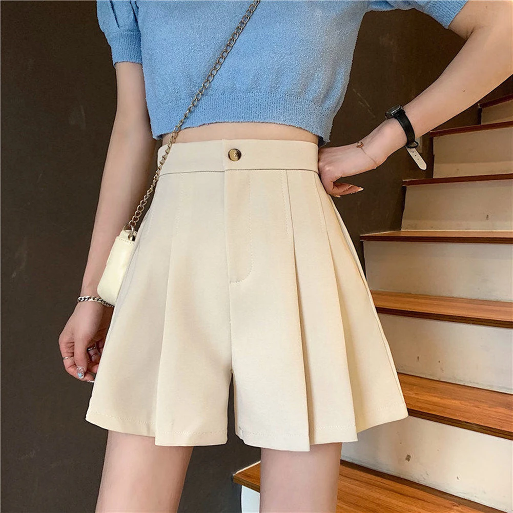Shorts Casual Korean Fashion Office Lady Elegant Temperament Patchwork Pleated Solid Color Women's Clothing
Shorts Casual Korean Fashion Office Lady Elegant Temperament Patchwork Pleated Solid Color Women's Clothing