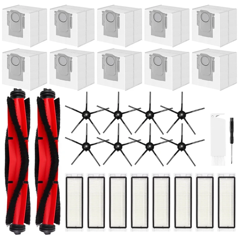 Replacement Accessories Kit Compatible For Roborock Q5 / Q5+ Plus Robot Vacuum,Main Brushes HEPA Filters Side Brushes
Replacement Accessories Kit Compatible For Roborock Q5 / Q5+ Plus Robot Vacuum,Main Brushes HEPA Filters Side Brushes