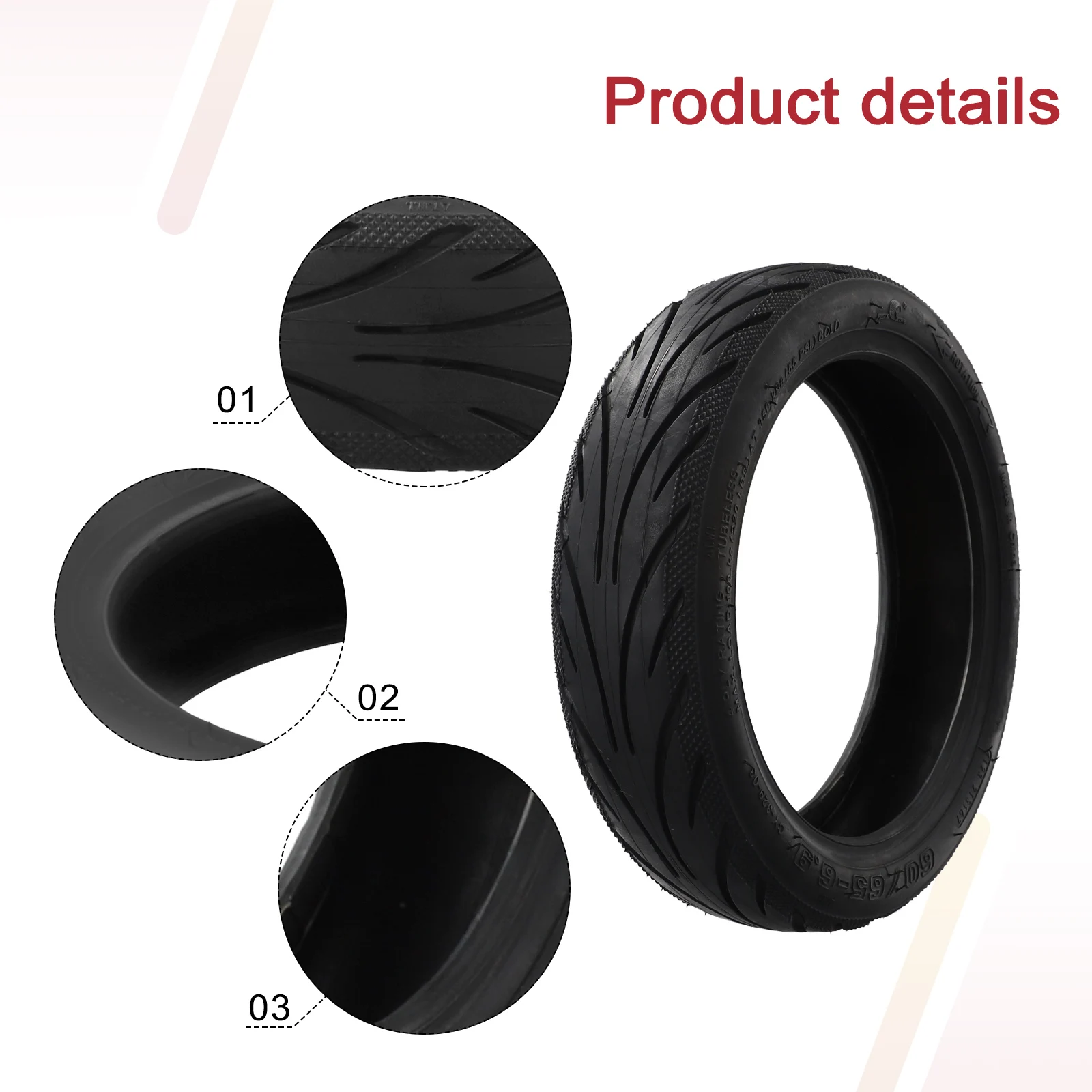 10inch Tubeless Self Repairing Tires 60/65-6.9 Anti-slip Vacuum Tyre For Ninebot MAX G2 G65 Electric Scooter Outer Vacuum Tyre
10inch Tubeless Self Repairing Tires 60/65-6.9 Anti-slip Vacuum Tyre For Ninebot MAX G2 G65 Electric Scooter Outer Vacuum Tyre
