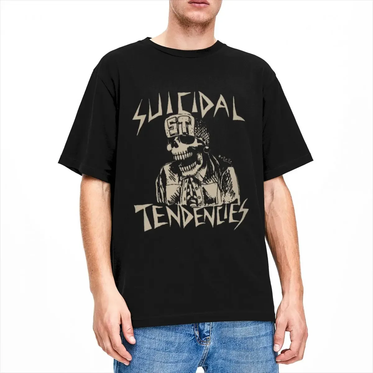 Suicidal Tendencies Band Merchandise T-Shirt Men Women Vintage Skeleton 100% Cotton Tee Shirt O Neck Short Sleeve Plus Size Tops
Suicidal Tendencies Band Merchandise T-Shirt Men Women Vintage Skeleton 100% Cotton Tee Shirt O Neck Short Sleeve Plus Size Tops