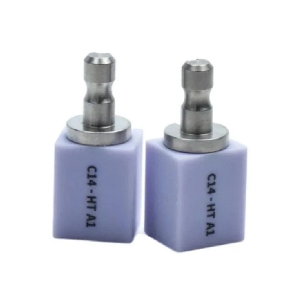 

5pcs/box Dental Lithium Disilicate(Glass Ceramic) C14 HT for CAD CAM Sirona cerec milling system