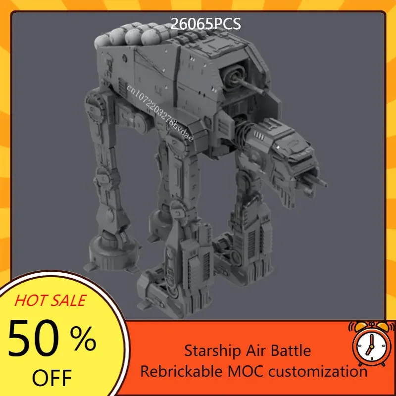 AT-M6 Armored Walkers Space War Weapon MOC SpaceShip Battle Model Building Blocks Architecture DIY Education Assembly Model Toys
AT-M6 Armored Walkers Space War Weapon MOC SpaceShip Battle Model Building Blocks Architecture DIY Education Assembly Model Toys