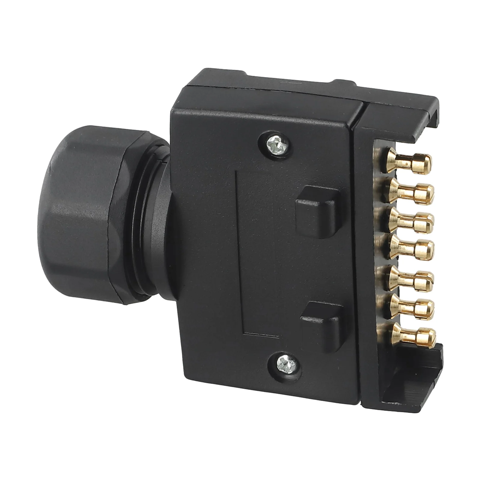 For Trucks RV Boats Trailers 7 Pin Flat Plug Male Connector Brake Lights For Indicators Australian Standard Black 7-Pin
For Trucks RV Boats Trailers 7 Pin Flat Plug Male Connector Brake Lights For Indicators Australian Standard Black 7-Pin