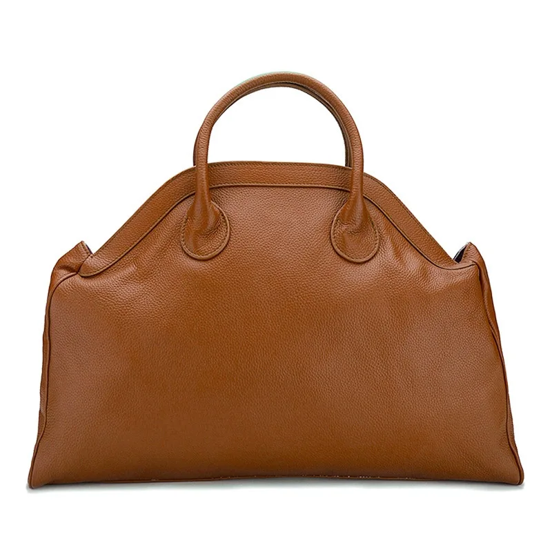 

Вместительная сумка-тоут для покупок из натуральной кожи, женская сумочка в стиле ретро, верхний слой из воловьей кожи, мешок для покупок