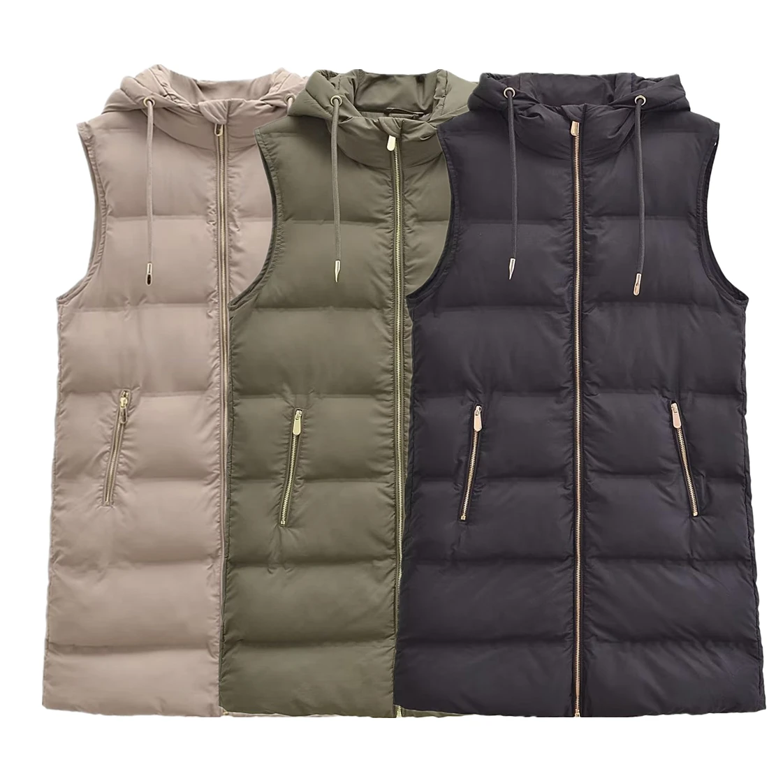 Elmsk Winter Parka Coat British Fashion Simple Solid Color Sleeveless Hooded Cotton Vest Jacket For Women
Elmsk Winter Parka Coat British Fashion Simple Solid Color Sleeveless Hooded Cotton Vest Jacket For Women